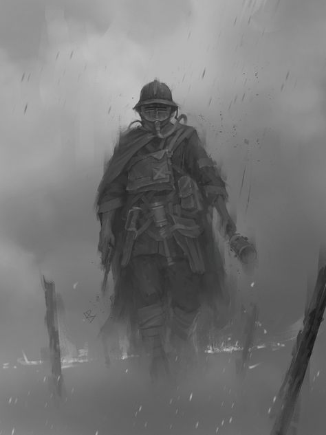 ArtStation - "44", Igor Rozovny Trench Crusade, Dieselpunk Art, Ww1 Art, Post Apocalyptic Art, Funny Fruit, Diesel Punk, Armor Concept, Military Art, Dieselpunk