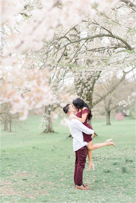 Planting Fields Arboretum Long Island, Cherry Blossom Engagement, Couples Inspiration, Oyster Bay, Train Photography, Photoshoot Idea, Ny Wedding, Long Island Ny, My Wedding Day