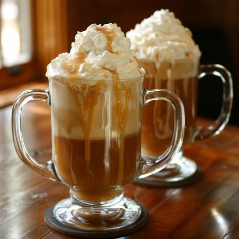 🍺🧙‍♂️ Step into the magical world with Harry Potter Butterbeer! Sweet, creamy, and utterly enchanting. #WizardingWorldDelights Harry Potter Butterbeer Ingredients: Cream soda (2 cups) Butter extract (1/2 tsp) Vanilla extract (1/2 tsp) Heavy cream (1/2 cup) Butterscotch syrup (1/4 cup) Instructions: Combine cream soda and extracts. In a separate bowl, whip heavy cream with butterscotch until thick. Pour soda into glasses, top with cream. 🧙🍹 Dive into a frothy, delightful experience with each... Harry Potter Movie Snacks, Butterbeer Aesthetic, Butter Beer Harry Potter, Marathon Food, Hogwarts Dorm, Harry Potter Sweets, Harry Potter Butterbeer, Harry Potter Snacks, Butterscotch Syrup