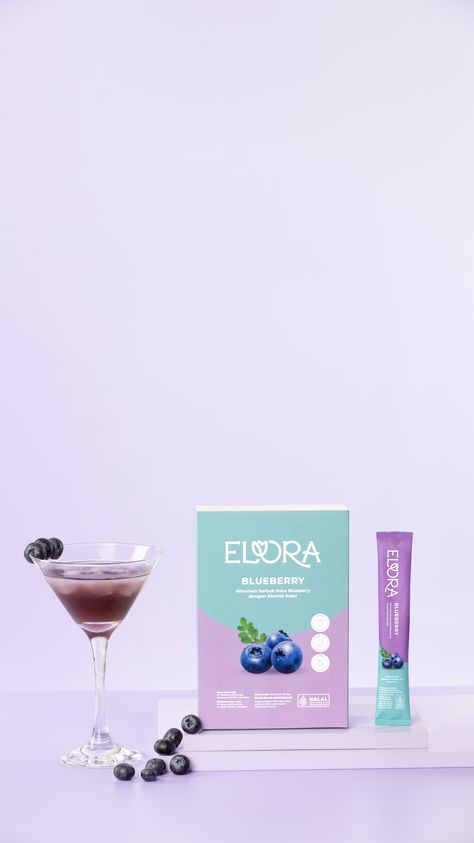 ELORA COLLAGEN DRINK BLUEBERRY NEW PACKAGING :: Behance Collagen Drink, Drinks Design, Freelancing Jobs, Packaging Design, Packaging, Photoshop, Drinks