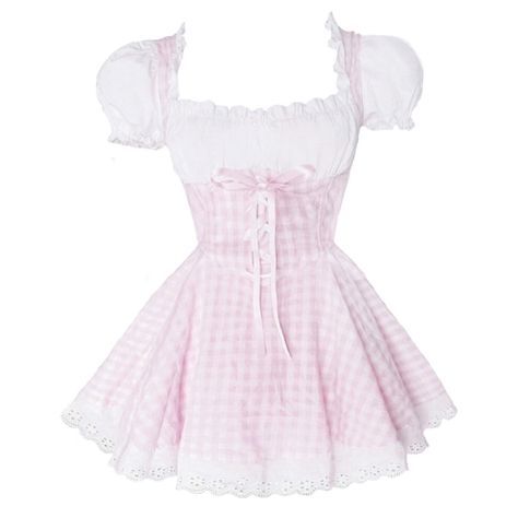 lolita baby pink color 🐰 farmers daughter prairie girl soft girl cottagecore dollette coquette nymph nymphet fairycore pastel gingham angelcore angelic dollcore dolly himekaji jfashion kawaii fashion lizzy grant coconut girl bimbo y2k Pastel Gingham, Baby Pink Color, Fairycore Cottagecore, Pinkie Pie, Pink Gingham, Pink Outfits, Pink Princess, Kpop Outfits, Boutique Shop