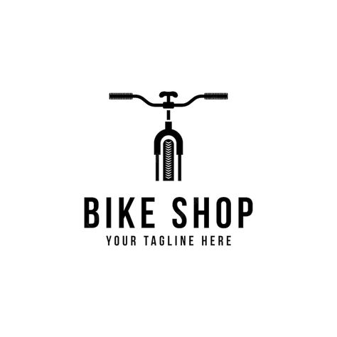 Premium Vector | Bike shop logo templatevector Bike Shop Logo Design, Bicycle Shop Logo, Bicycle Branding, Bike Shop Logo, Cycling Logo, Logo Bike, Bike Logos Design, Cycle Logo, Modern Bicycle