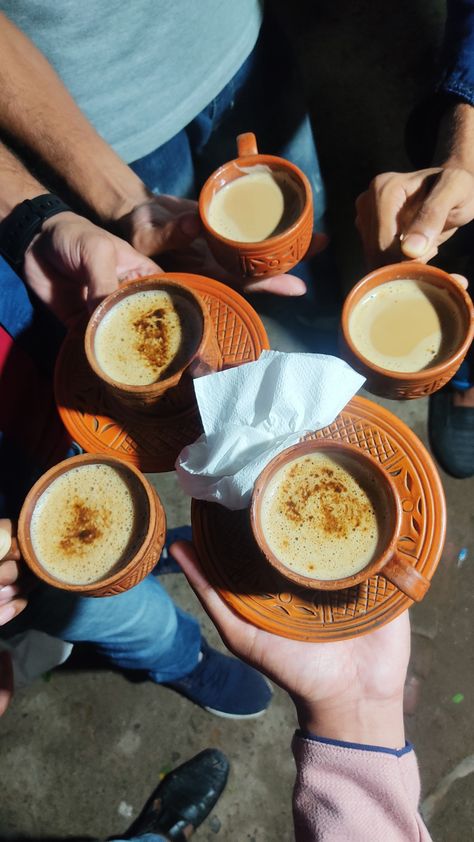 5 Cups of tea. Cafe Indian, Bangladesh Food, Night Snapchat, Nature Picnic, Instagram Ios, Beautiful Bangladesh, Bus Skin Design, Foodie Pics, Chocolate Dishes