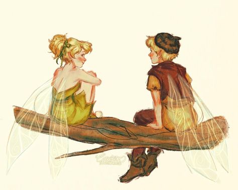 Tinkerbell And Terence, Disney Faries, Tinkerbell Movies, Disney Fairies Pixie Hollow, Tinkerbell And Friends, Disney Artwork, Disney Fairies, Pinturas Disney, Disney Princess Art