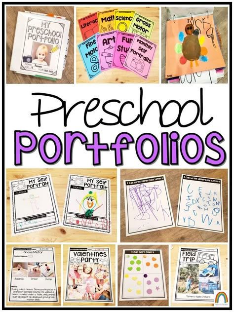 https://www.teacherspayteachers.com/Product/Preschool-Portfolios-8066493 Preschool Monthly Portfolio Ideas, Daycare Portfolio Ideas, Pre K Portfolio Ideas, Prek Portfolio Ideas, Preschool Portfolio Ideas, Portfolio Preschool, Prek Portfolio, Authentic Assessment, Preschool Portfolio