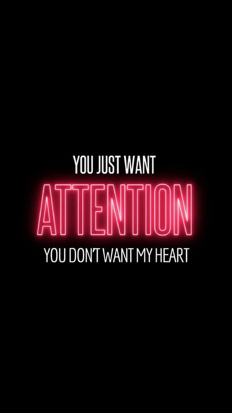 Attention Song, Attention Wallpaper, Attention Charlie Puth, Want Attention, Lockscreen Iphone, Phone Quotes, Wallpaper Inspiration, Wall Paper Phone, Quotes Disney