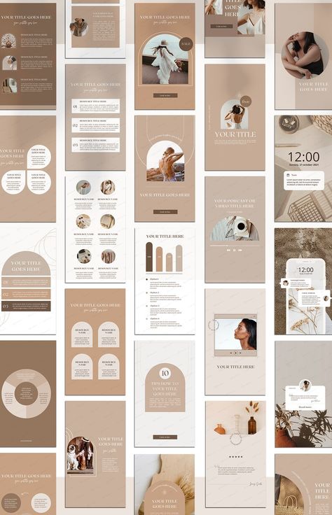 Neutral Beige Boho Instagram Templates: Download 150+ customizable Canva templates for Instagram stories, posts, and #Neutral_Instagram_Theme #Beige_Instagram_Theme #Boho_Instagram_Theme #Boho_Instagram_Feed Daily Aspirations, Canva Social Media Templates, Theme Instagram, Instagram Photoshop, Boho Instagram, Small Business Instagram, Canva Social Media, Feed Ig, Blog Themes Wordpress