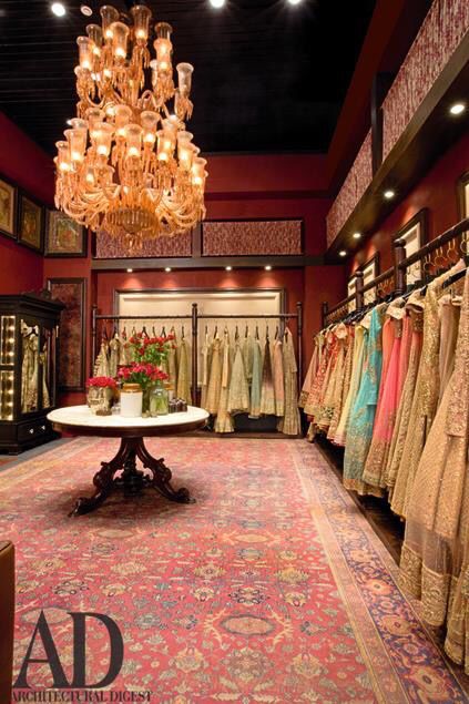 Boutique Interior Design Indian, Clothes Shop Interior, Clothes Store Design, Botique Interiors, Shop Interiors Boutique, Lehenga Latest, Clothing Boutique Interior, Bridal Lehenga Wedding, Interior Design Indian