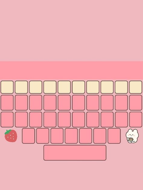 Fondo de teclado color rosa bonito. Pink keyboard wallpaper Strawberry Keyboard, Pink Keyboard Wallpaper, Keyboard Pink, Cute Keyboard, Pink Keyboard, Keyboard Wallpaper, Wallpaper Pink Cute, Strawberry Pink, Pink Strawberry