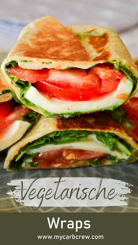 Vegetarian Protein Wraps, Veggie Wrap, Healthy Lunch Wraps Vegetarian, Vegan High Protein Wrap, Greek Wrap Vegetarian, Low Calorie Veggie Wraps, Low Carb Plan, Veggie Wraps, Veggie Recipes