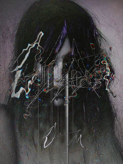 Goth Wallpaper, Glitch Art, Face Art, Art Reference Photos, Pretty Art, Dark Aesthetic, Dark Art, Aesthetic Art, Cover Art