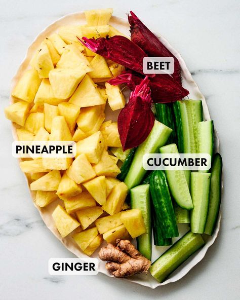 Juicing Recipes Cucumber, Juicing Recipe With Pineapple, Beets Pineapple Juice, Beet Pineapple Smoothie, Watermelon Beet Juice Recipe, Sweet Beet Juice Recipe, Beet Ginger Juice, Juice With Beets, Homemade Beet Juice