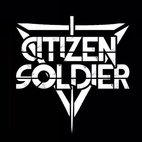 Citizen Soldier - Logo Citizen Soldier Band, Citizen Soldier, Questioning Reality, Soldier Poster, Soldier Tattoo, Battle Vest, Genius Lyrics, Save Rock And Roll, Project Theme