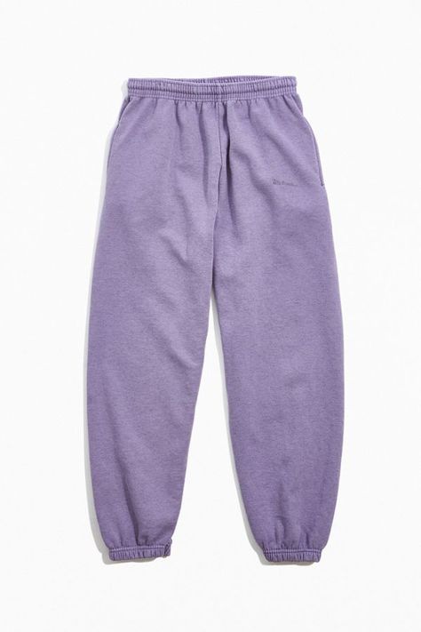 iets frans… Embroidered Purple Jogger Pant | Urban Outfitters Purple Joggers, Clothing Board, Jogger Pants Outfit, Cotton Sweatpants, Trendy Skirts, Women's Bottoms, Fame Dr, Sweatshirt Fabric, Kpop Outfits