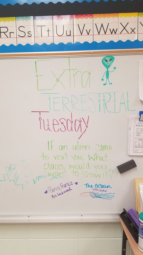 Tuesday Morning Meeting Questions, Tuesday Board Prompt, Whiteboard Questions Friday, Whiteboard Journal Prompts, Tuesday White Board Prompt, Whiteboard Prompt Thursday, Whiteboard Prompts Monday, Friday Whiteboard Prompt, Whiteboard Activities