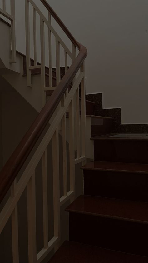 Art, architecture, interior design, stairs, aesthetic, wood, minimalistic, dark Credits: shot by me 🤎 Staircase Astethic, Dark Stairs Aesthetic, House Stairs Aesthetic, It Ends With Us Aesthetic Stairs, Stairs Aesthetic Photography, Escaleras Aesthetic, Stairway Aesthetic, Stairs In House, Interior Design Stairs