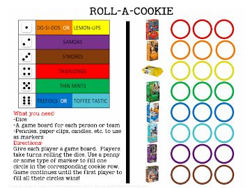 COOKIE GAMES - Google Drive Daisy Cookie Goal Setter Badge, Cookie Rally Activities, Cookie Decision Maker Badge, Girl Scout Daisy Petals, Rally Ideas, Girl Scout Mom, Rally Idea, Girl Scout Cookies Booth, Gs Cookies