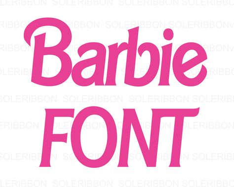 Barbie Alphabet Font | Barbie SVG, Barbie file, Barbie TV Show font shirt design file for Cricut Design Space or Silhouette #BarbieFont #BarbieSilhouette #BarbieSvg #CricutDesigns #barbie #SvgSilhouette #CricutFiles #BarbieLogo #SvgDesigns #TvShowSvgFiles Barbie Brunch, Barbie Svg, Barbie Font, Barbie Pool Party, Barbie Pool, Disney Font Free, Totally Hair Barbie, Disney University, Barbie Bday