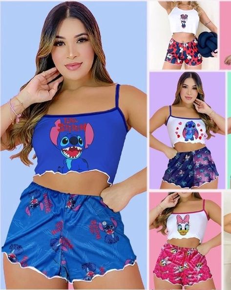 Dê uma olhada em Pijama Baby Doll Lilo Stitch Cropped Personagens por R$20,90! https://s.shopee.com.br/opchNxGy Lilo Stitch, Baby Doll, Baby Dolls, Dolls