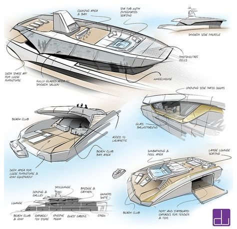 Boat Sketch, Yatch Boat, Yacht Interior Design, Boat Drawing, Yacht Interior, Canoe Trip, Whitewater Kayaking, Yacht Boat, Yacht Design