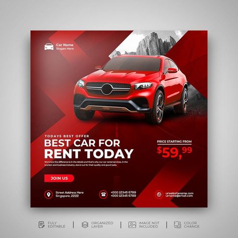 Car rental sell promotion social media Instagram post Background Logo Banner Flyer Poster Mockup Business Car Travel Blue background Facebook Blue Instagram Vintage Wallpaper Marketing Valentine Promotion Social Corporate Poster template New Sale banner Digital marketing Service Media Psd Trip Vehicle Advertising design Driving Exclusive Facebook post Advertising Social media template Marketing banner Square flyer Car flyer Media post Car Wash Services, Rent Car, Background Template, Social Media Design Inspiration, Sell Car, Sale Banner, Poster Mockup, Mood Board Design, Instagram Ads