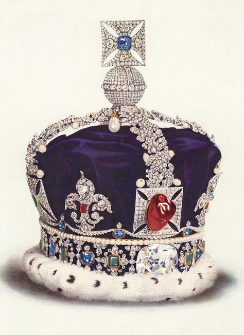 Crown Jewels Of England, Queen Victoria Crown, Queen Elizabeth Crown, Real Crown, Coronation Robes, Imperial State Crown, British Crown Jewels, The Crown Jewels, Royal Crown Jewels