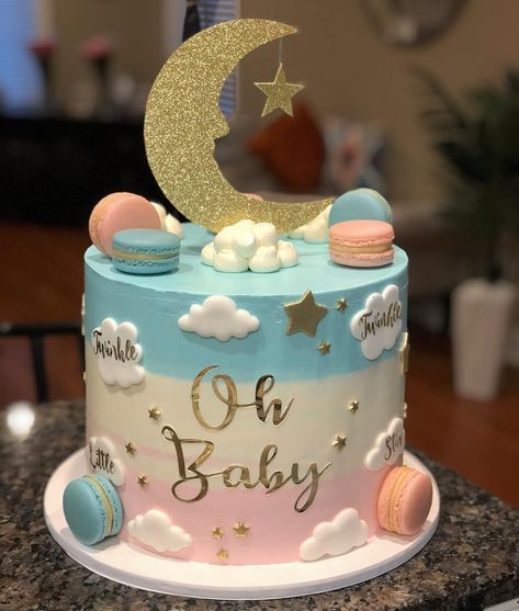 Cake For Baby Shower Ideas, Cute Gender Reveal Cakes, Gender Reveal Cakes Ideas, Gender Reveal Cake Design, Neutral Gender Reveal Cake, Baby Shower Theme Cake, Gender Reveal Cake Ideas, Baby Shower Gender Reveal Cake, Gender Reveal Cakes