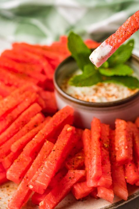 Watermelon Fries Coconut Lime Dip, Grilled Pineapple Tajin, Watermelon Sticks With Coconut Lime Dip, Watermelon Sticks With Dip, Watermelon Fries With Lime Dip, Watermelon French Fries, Watermelon Dipping Sauce, Watermelon Fries With Coconut Lime Dip, Watermelon Fries With Strawberry Dip