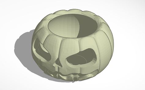 Pumpkin Pen Holder 3d Printer Files 3D STL File 3d Printing Stl Files, Free 3d Printer Files, 3d Pumpkin, Animal Printables, Bun Holder, 3d Printing Art, 3d Printer Files, 3d Modelle, Stickers Printable