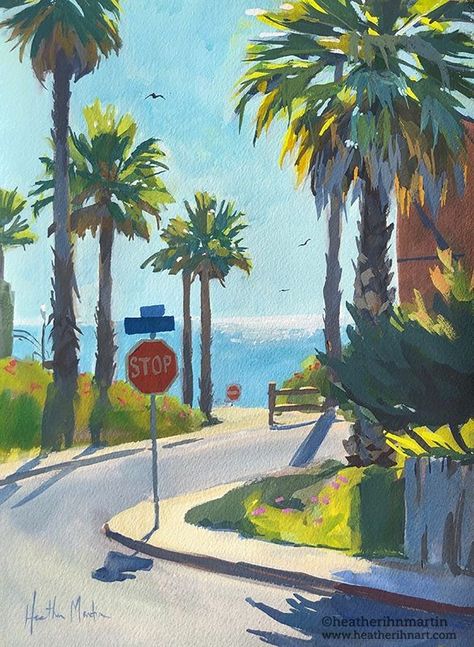 Canvas Painting Ideas For Beginners, Painting Ideas For Beginners, Canvas For Beginners, Canvas Painting Ideas, The Ocean, Painting Ideas, Palm Trees, Canvas Painting, Trees