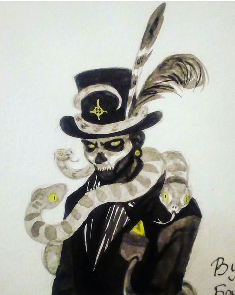 Suave Character Design, Papa Legba Art, Witch Doctor Tattoo, Witch Doctor Art, Voodoo Pirate, New Orleans Witch, Voodoo Tattoo, Voodoo Art, Doctor Tattoo