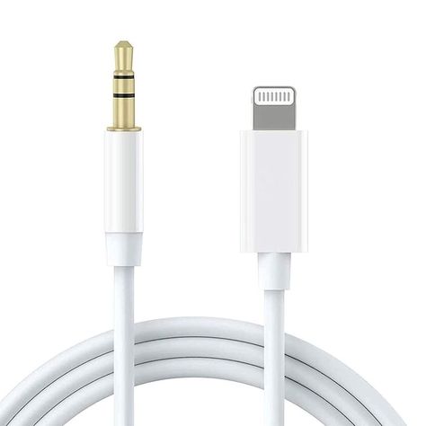 Aux Cord for iPhone, Apple MFi Certified esbeecables Lightning to 3.5mm Aux Cable for Car Compatible with iPhone 13 12 11 XS XR X 8 7 6 iPad iPod for Car Home Stereo Headphone Speaker, 3.3FT White Home Stereo Speakers, Ipad 4th Generation, Sony Phone, Hifi Amplifier, Aux Cord, Ipod Nano, Stereo Headphones, Lightning Cable, Stereo Speakers