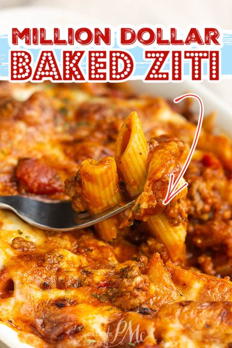 Million Dollar Baked Ziti Million Dollar Baked Ziti By 12 Tomatoes, Easy Italian Food For A Crowd, Italian Recipes To Feed A Crowd, Italian Dish For A Crowd, Birthday Party Foods For A Crowd, Italian Meals For A Crowd Parties, Easy Italian Meals For Dinner, Pasta For Large Crowd, Baked Mostaccioli For A Crowd