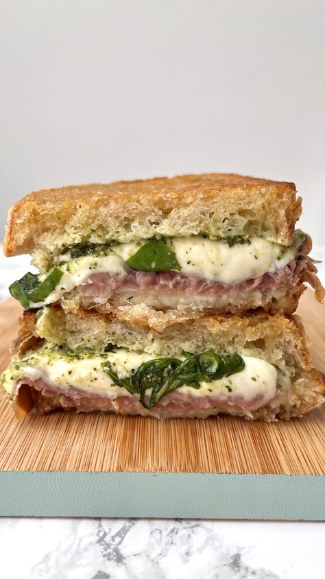 Tucci Recipes, Prosciutto Sandwich, Stanley Tucci, Whole Roasted Cauliflower, Sandwich Ingredients, Hot Sandwich, Best Sandwich, Desert Island, Wrap Sandwiches