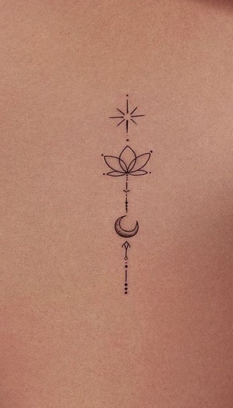 Simple Lotus Flower Tattoo, Lotus Flower Tattoos, Behind Ear Tattoos, Inner Bicep Tattoo, Small Girly Tattoos, Small Pretty Tattoos, Tasteful Tattoos, Small Tattoos Simple, Small Wrist Tattoos