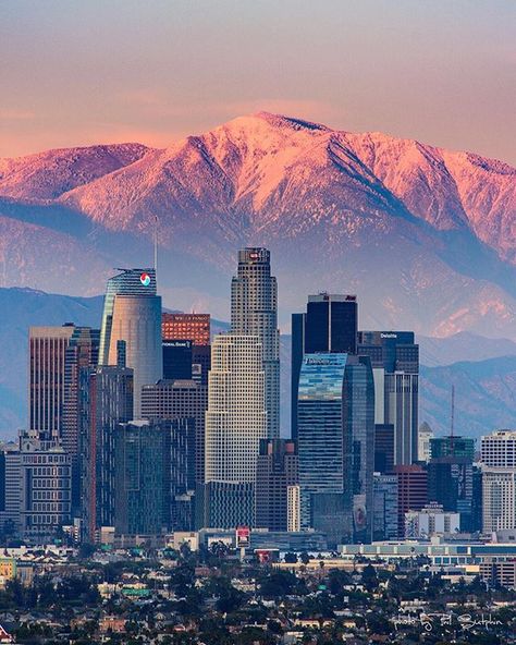 Us Bank Tower, East Coast Usa, Los Angeles Artist, Los Angeles Travel, Africa Destinations, Los Angeles Usa, Nightlife Travel, Destination Voyage, City Of Angels