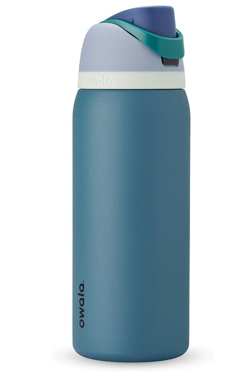 - 32-ounce insulated stainless-steel water bottle 
- Patented FreeSip spout designed for either sipping upright through the built-in straw or tilting back to swig from the spout opening
- Protective push-to-open lid keeps spout clean; convenient carry loop doubles as a lock
- Double-wall insulation keeps drinks cold for up to 24 hours; cup holder-friendly base
- BPA, lead, and phthalate-free; hand wash cup, dishwasher-safe lid; not for use with hot liquids Items For College, Sports Water Bottle, Bottle With Straw, Free Sport, Sports Water, Water Bottle With Straw, Insulated Stainless Steel Water Bottle, Sport Water Bottle, Fashion Toys