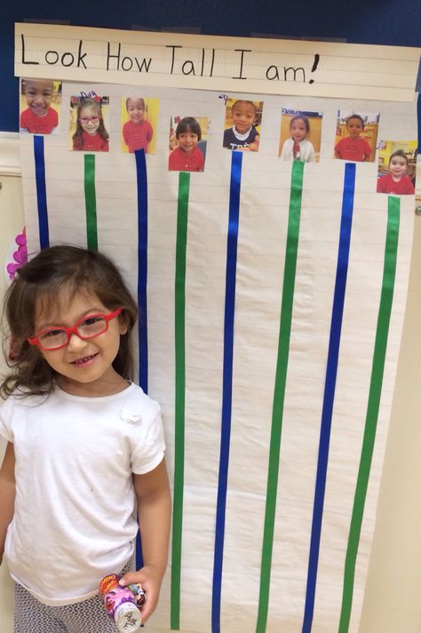 How Tall Are You, How Tall Am I Preschool, Our Bodies Eyfs Activities, My Body Crafts For Preschoolers, All About Me Games, Preschool All About Me, How Tall Am I, Human Body Crafts, All About Me Preschool Theme