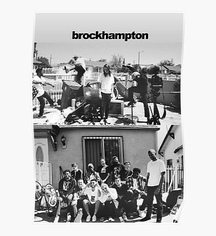 Brockhampton Lyrics, Brockhampton Poster, Posters For Sale, Unique Poster, Dress Shirts For Women, Hardcover Notebook, Bed Room, Album Art, Poster Size