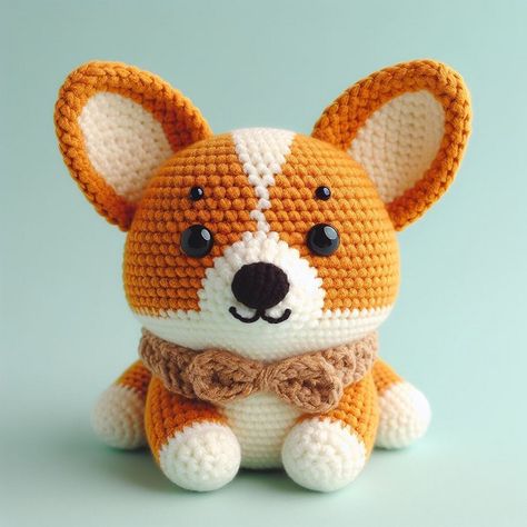 10 Supercute Amigurumi Dog FREE Crochet Patterns! | Swecraftcorner Amigurumi Corgi Pattern Free, Crochet Scooby Doo Amigurumi Free Pattern, Free Corgi Crochet Pattern, Crochet Corgi Pattern Free, Corgi Crochet Pattern Free, Corgi Crochet Pattern, Corgi Crochet, Crochet Corgi, Amigurumi Collection