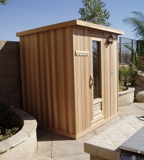 Build A Sauna, Sauna At Home, House Sauna, Building A Sauna, Wood Sauna, Sauna Diy, Sauna House, Japanese Tea House, Sauna Steam Room