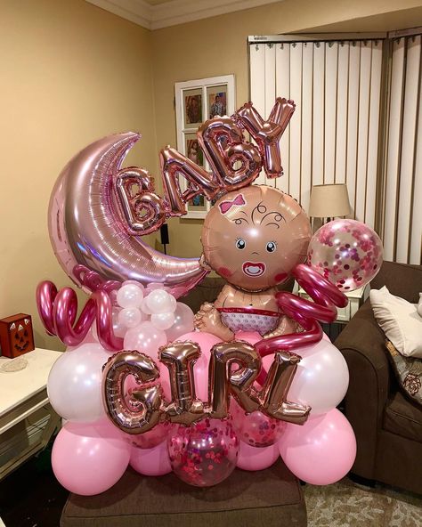 Baby Shower Ballons, Baby Shower Bouquet, Balloon Shades, Baby Bouquet, Mommy And Baby Pictures, Baby Balloon, Unisex Baby Shower, Balloon Stands, Balloon Arrangements