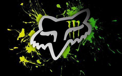 Cool Monster Energy Wallpaper | lunes, 3 de mayo de 2010 Fox Mtb Wallpaper, Fox Racing Tattoos, Monster Energy Drink Logo, Fox Motocross, Fox Racing Logo, Monster Logo, Fox Rider, Image Monster, Fox Images