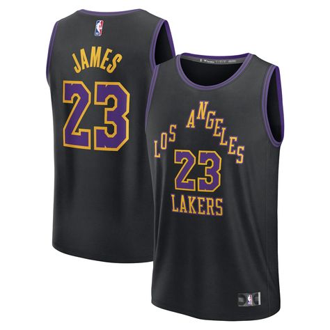 Support the Los Angeles Lakers all season long with this 2023/34 City Edition Fast Break Jersey from Fanatics Branded. Representing the stories, history and heritage that make the Los Angeles Lakers remarkable, this Fast Break Jersey is exactly what you need to honor your favorite team. Stay cozy every time you support your city with this awesome LeBron James jersey. Dionysus Super Mini Bag, All Nba Teams, Nba Store, Nba Jersey, Nba Teams, Jersey City, Basketball Jersey, Performance Fabric, Los Angeles Lakers