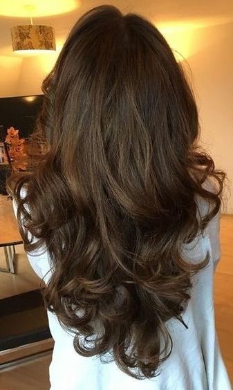 Bumped Ends Hairstyle, 90s Curls, Bumped Ends, Hairstyle Long, Blowout Hair, Blow Out, Dream Hair, Brunette Hair, Hairstyles Haircuts