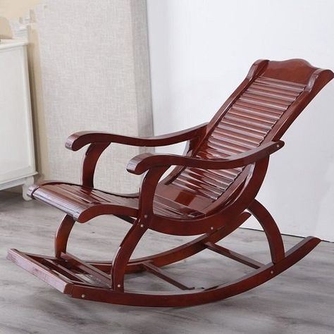 Simple Rocking Chair, Rocking Chair Plans, Sofa Santai, Contemporary Outdoor Furniture, Rocking Chair Porch, Modern Rocking Chair, Balcony Chairs, Chair Wooden, Chair Design Wooden