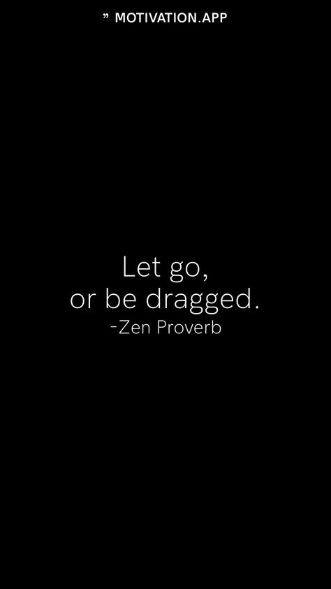 Zen Proverbs Quotes, Zen Quotes Funny, Let Go Or Be Dragged, Zen Proverbs, Empty Quotes, Manifest 2024, Zen Mode, Classy Girl Quotes, Zen Vibes