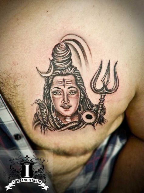 Shiva Face Tattoo, Shiva Face, Religion Tattoo, Ganesha Shiva, Om Shiva, Religion Tattoos, Hindu Tattoos, Hanuman Tattoo, Mahadev Tattoo