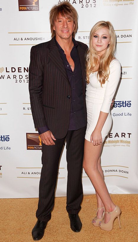 Richie and daughter Ava. Ava Elizabeth, Bon Jovi Pictures, Richie Sambora, Heather Locklear, Famous Kids, Guitar Girl, Denise Richards, Celebrity Trends, Jon Bon Jovi