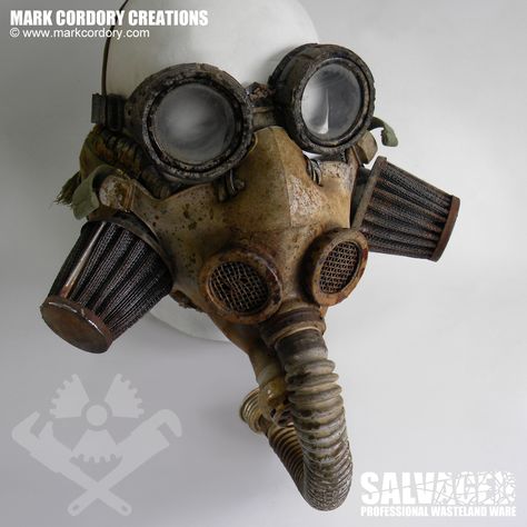 Post Apocalyptic Gas Mask, Fantasy Gas Mask, Sci Fi Gas Mask, Post Apocalyptic Mask, Gas Mask Design, Steampunk Gas Mask, Punk Character, Utopia Dystopia, Wasteland Warrior